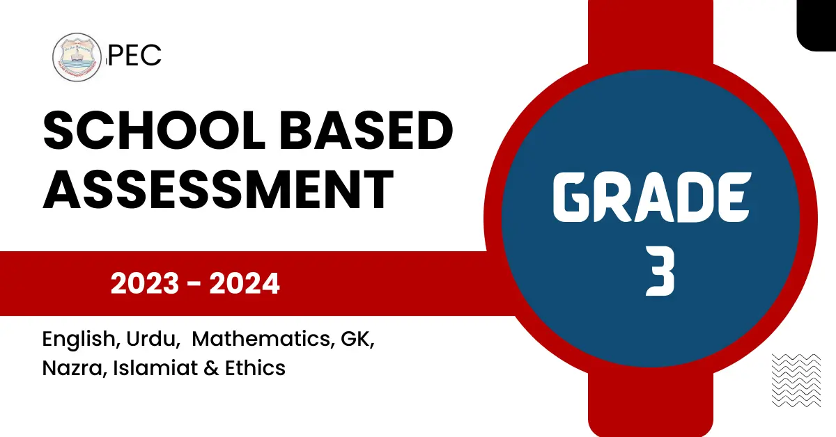 Grade 3 Assessment 2023 SBA