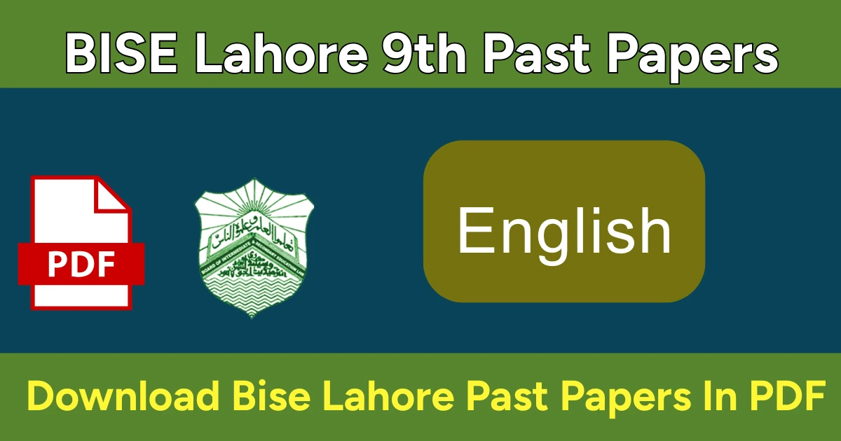 BISE Lahore English Past papers
