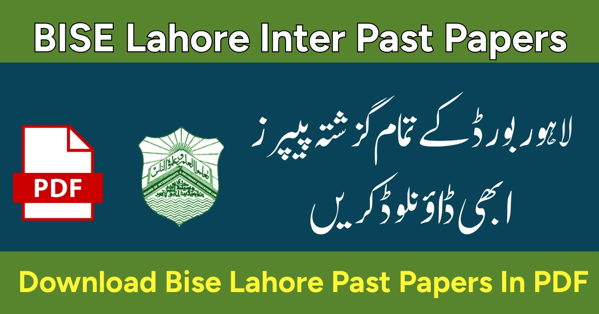 BISE Lahore Inter Past Papers
